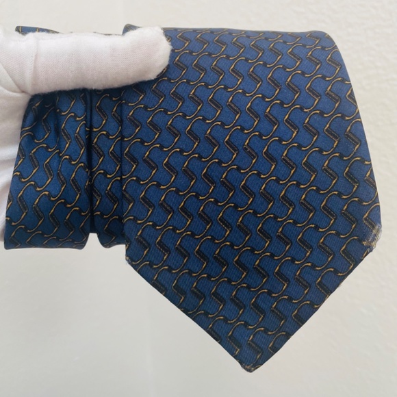 Hermes Silk Neck tie - Picture 9 of 9